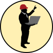 icona coordinatore sicurezza di cantiere corsi online e learning