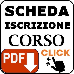 icona scarica in pdf la scheda di iscrizione al corso di formazione o aggiornamento